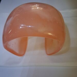 Dominique DENAIVE Resin Cuff Bracelet Christian LaCroix Kenzo Balenciaga